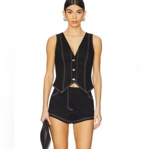 NWT by.Dylan Black Short and Matching Vest   SZ M